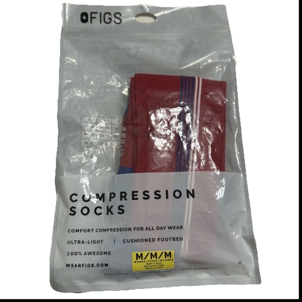 FIGS Red Core Compression Socks MEDIUM